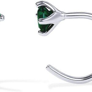 14K Gold 925 Sterling Silver Huggie Half Hoop Earrings for Women | Tiny Boho Col